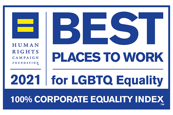 2021 Best Place to WOrk LGBTQ