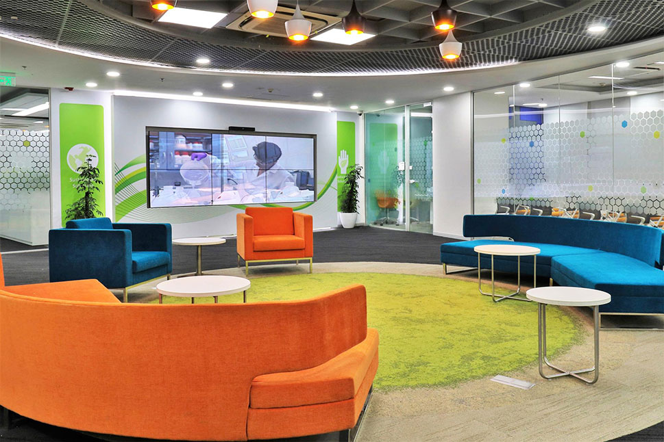 Interior photo of Air Products India office, Pune