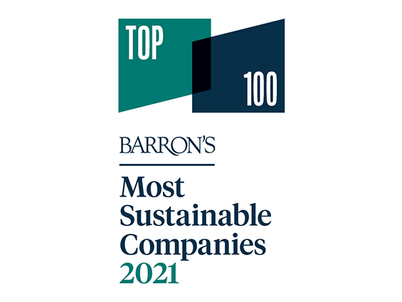 Barron's Most Sustainable Companies 2021 logo